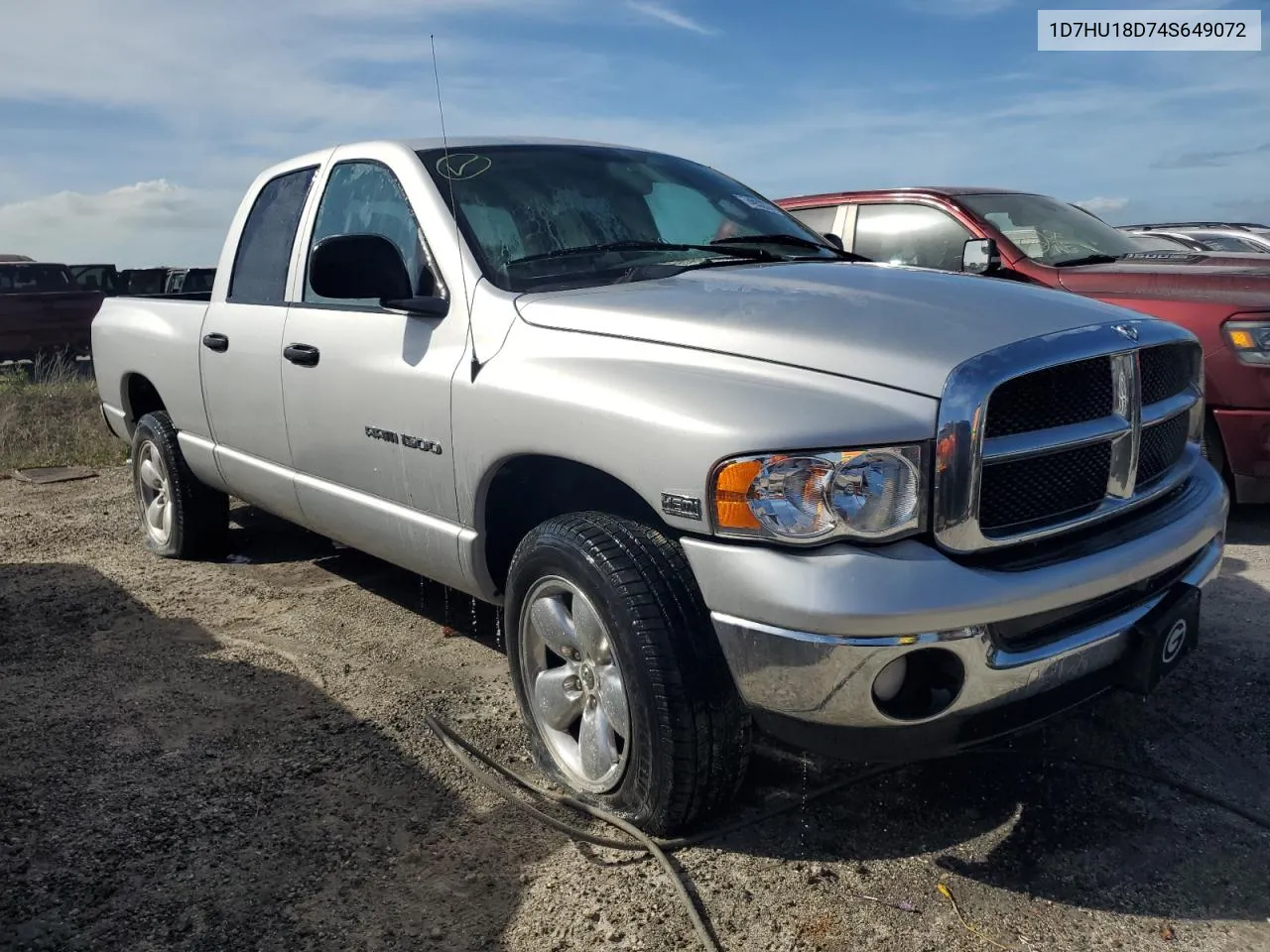 2004 Dodge Ram 1500 St VIN: 1D7HU18D74S649072 Lot: 74932374