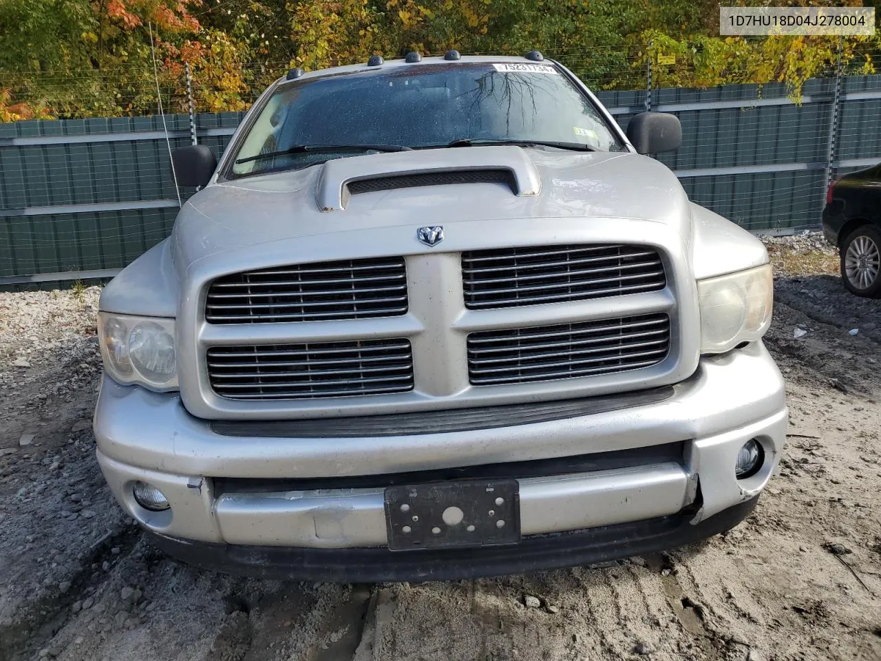 2004 Dodge Ram 1500 St VIN: 1D7HU18D04J278004 Lot: 75231734