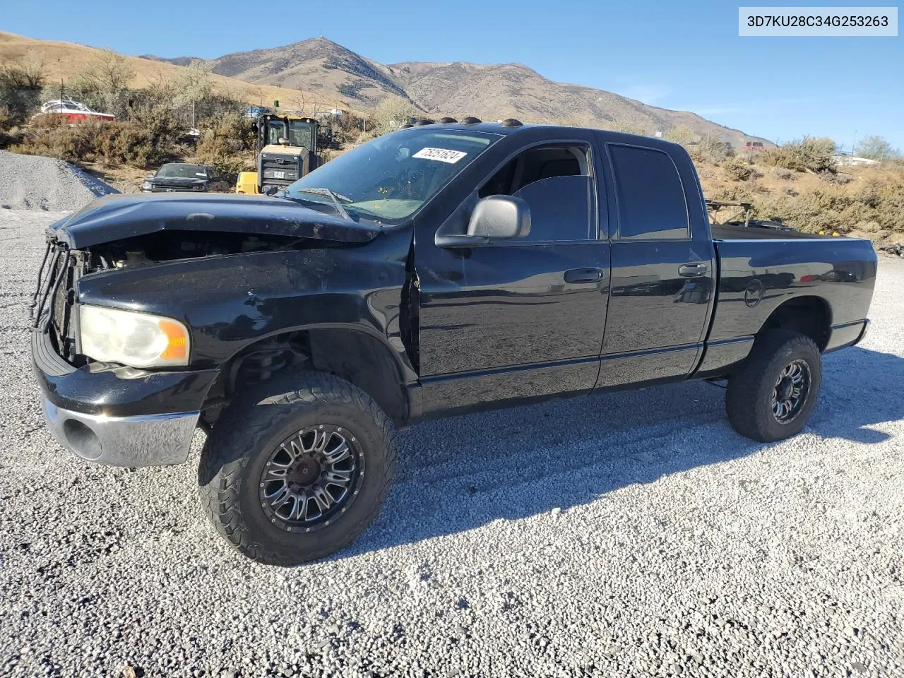 2004 Dodge Ram 2500 St VIN: 3D7KU28C34G253263 Lot: 75251624