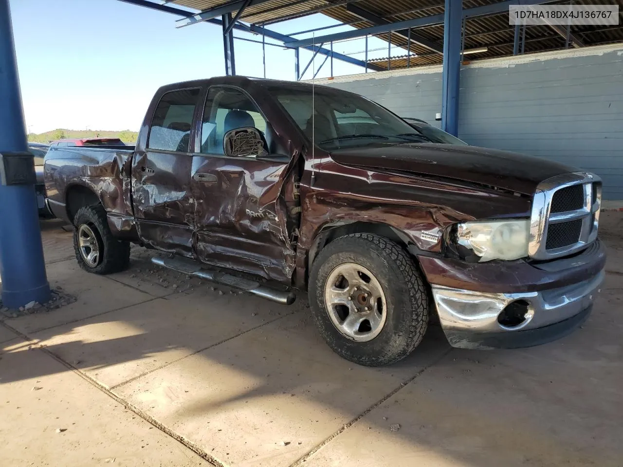 2004 Dodge Ram 1500 St VIN: 1D7HA18DX4J136767 Lot: 75452534