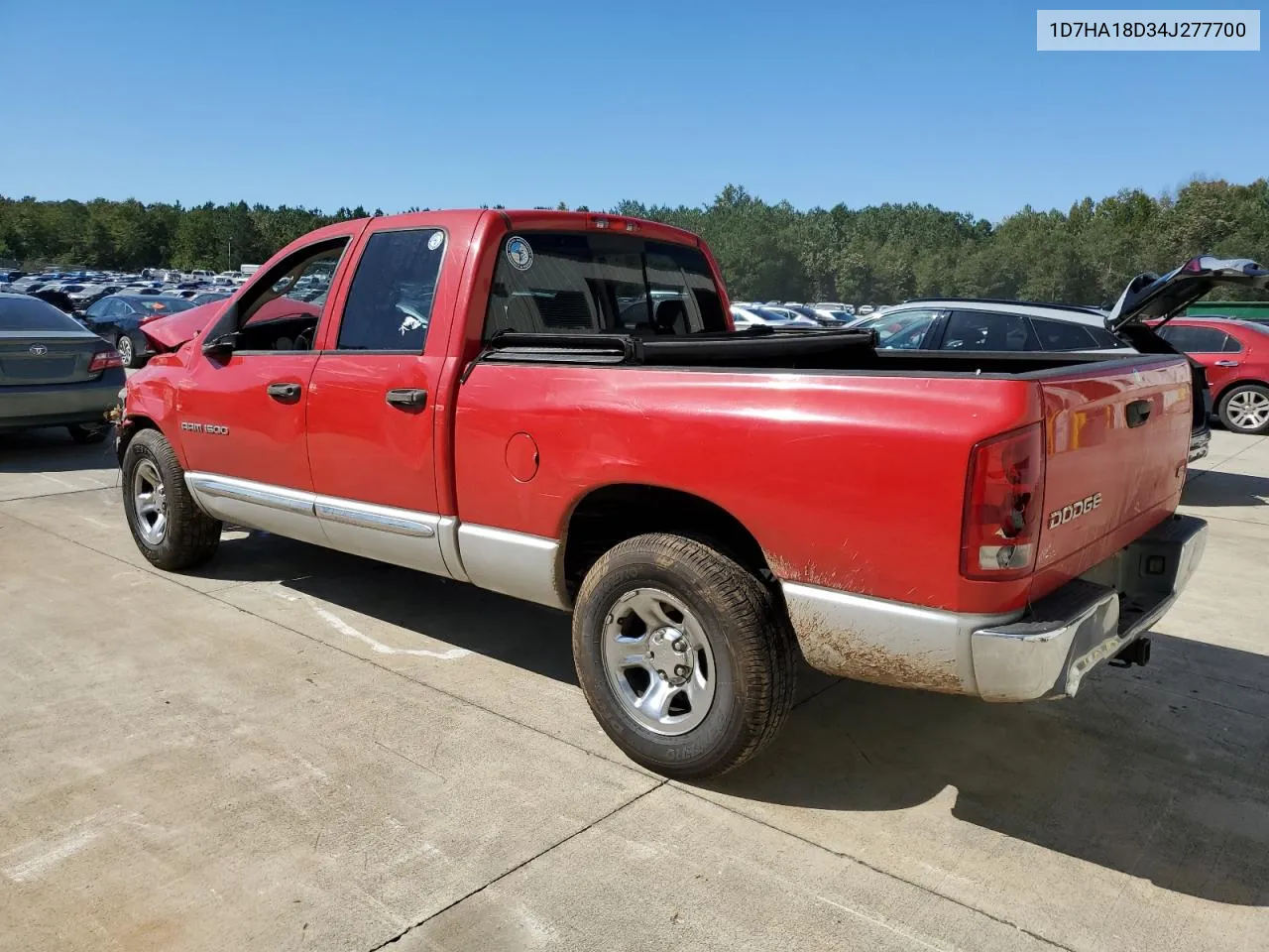 2004 Dodge Ram 1500 St VIN: 1D7HA18D34J277700 Lot: 75495774