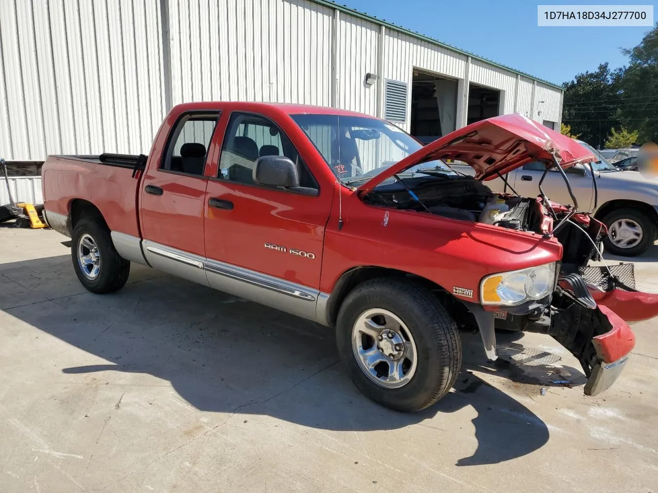 2004 Dodge Ram 1500 St VIN: 1D7HA18D34J277700 Lot: 75495774