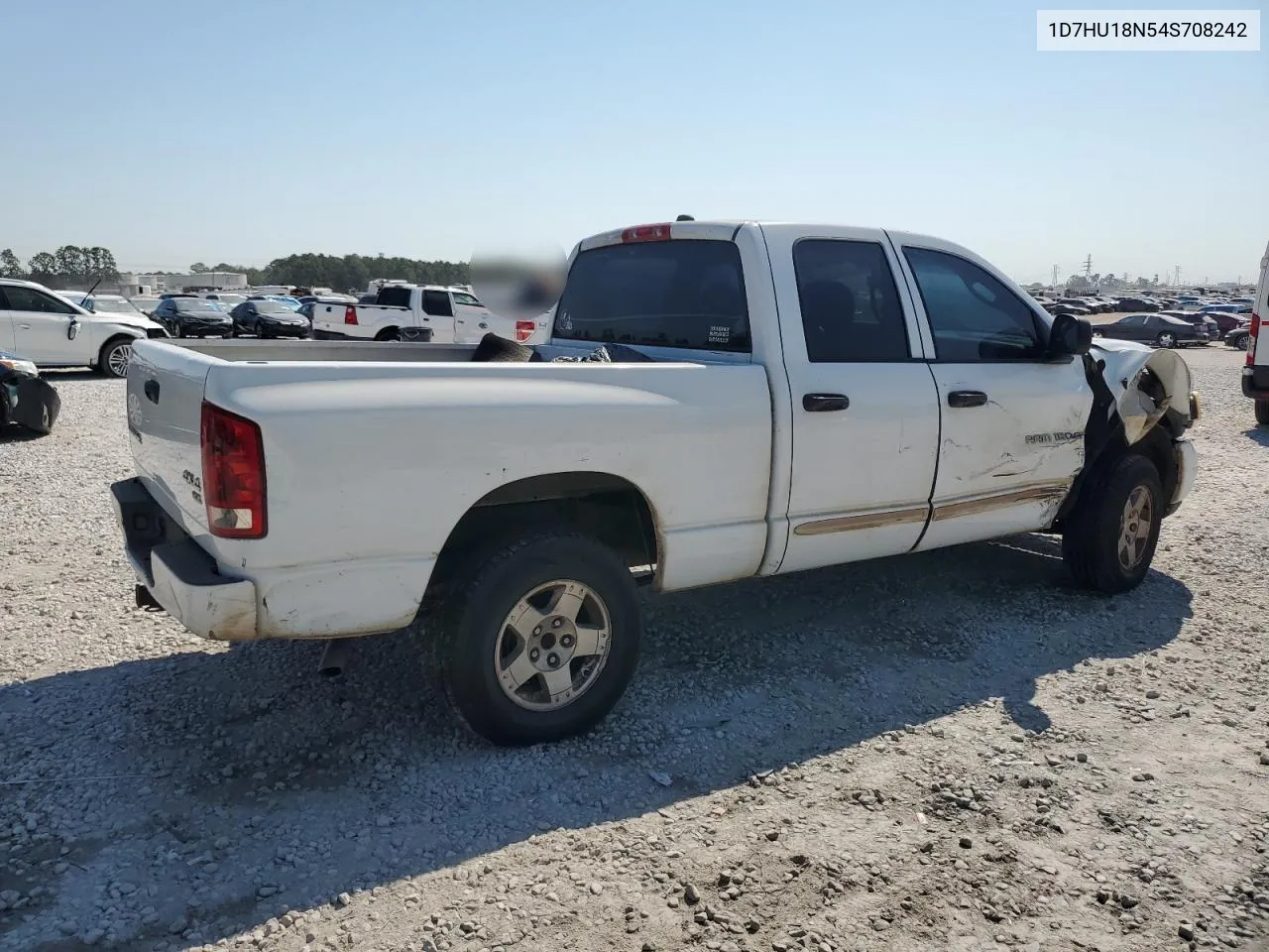 2004 Dodge Ram 1500 St VIN: 1D7HU18N54S708242 Lot: 75522204