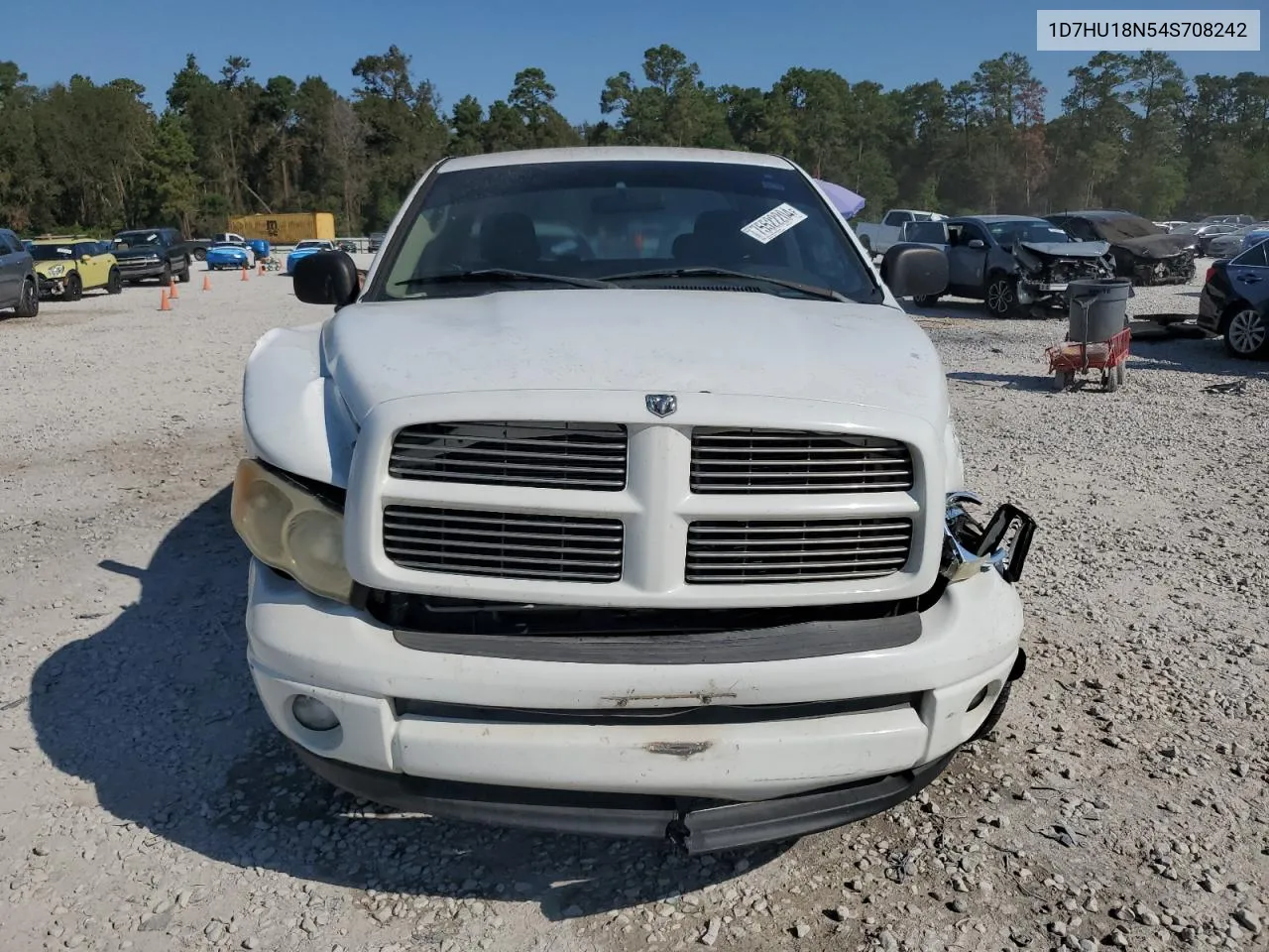 2004 Dodge Ram 1500 St VIN: 1D7HU18N54S708242 Lot: 75522204