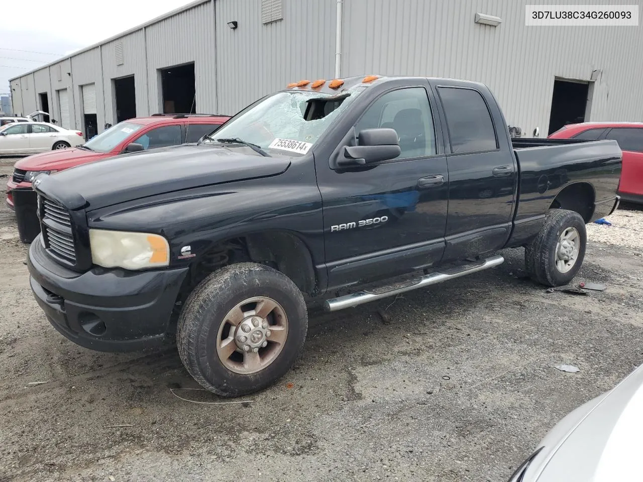 2004 Dodge Ram 3500 St VIN: 3D7LU38C34G260093 Lot: 75538614