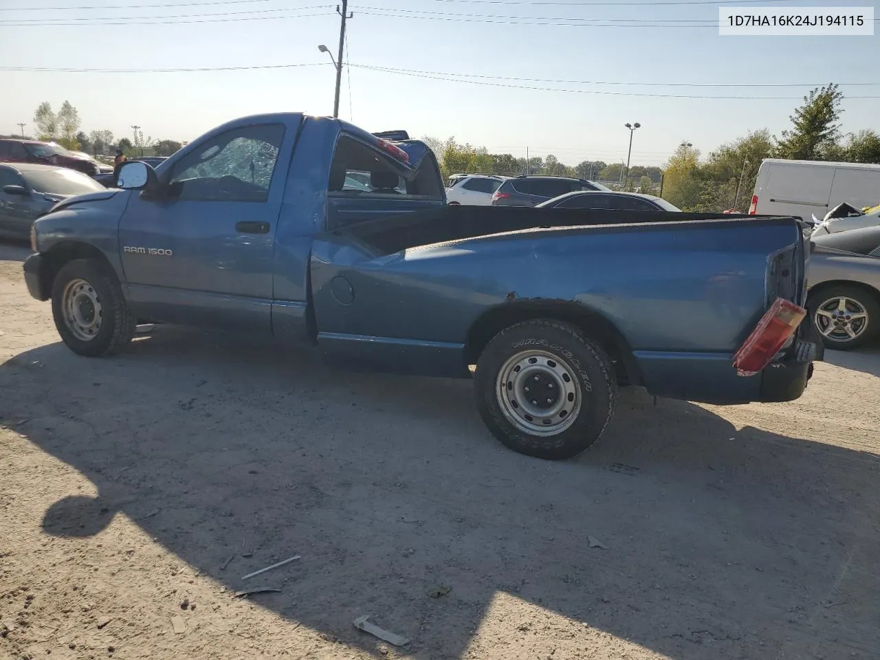 2004 Dodge Ram 1500 St VIN: 1D7HA16K24J194115 Lot: 75543944