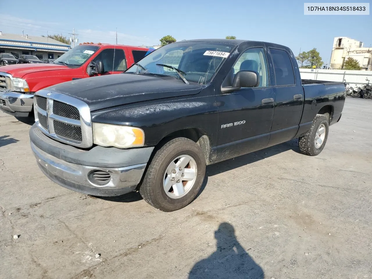 2004 Dodge Ram 1500 St VIN: 1D7HA18N34S518433 Lot: 75671654