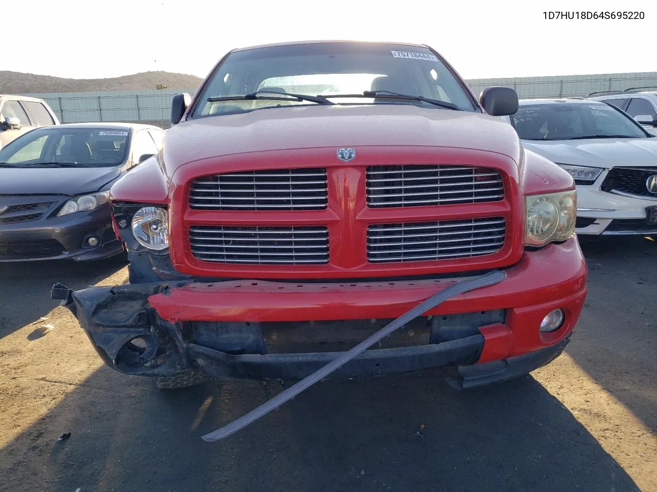 2004 Dodge Ram 1500 St VIN: 1D7HU18D64S695220 Lot: 75718444