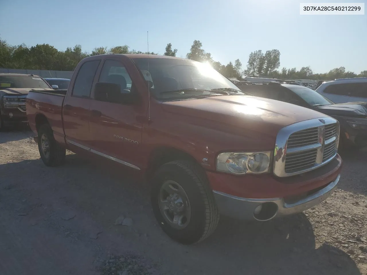 2004 Dodge Ram 2500 St VIN: 3D7KA28C54G212299 Lot: 75865764