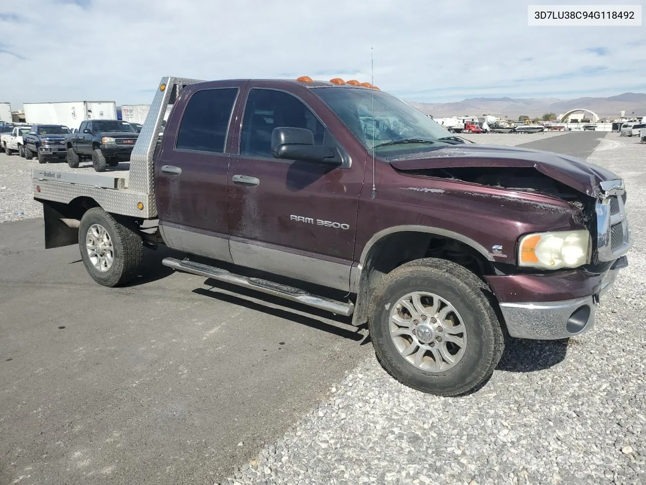 2004 Dodge Ram 3500 St VIN: 3D7LU38C94G118492 Lot: 75929404