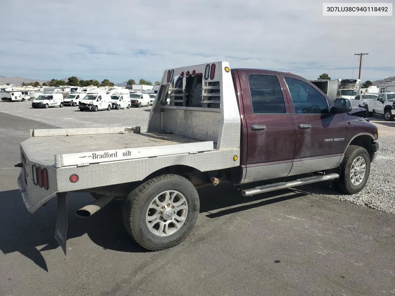 2004 Dodge Ram 3500 St VIN: 3D7LU38C94G118492 Lot: 75929404