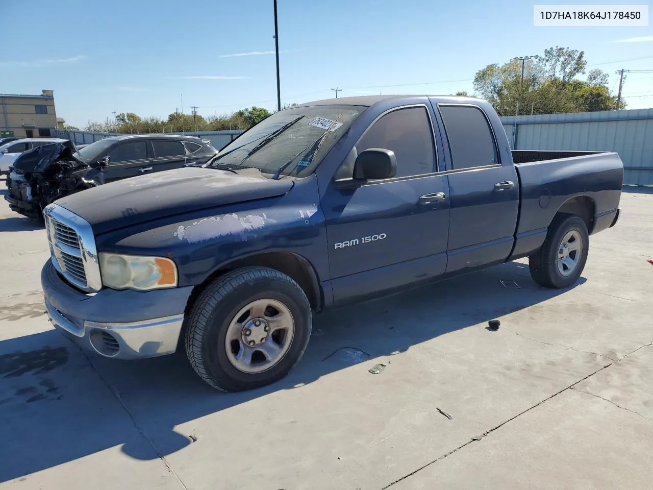 2004 Dodge Ram 1500 St VIN: 1D7HA18K64J178450 Lot: 76340274