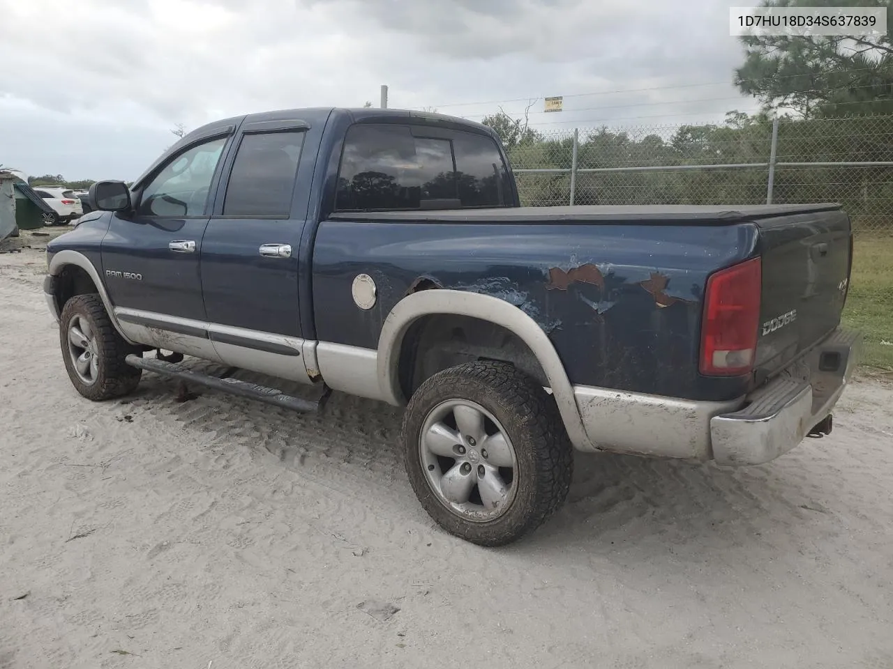 2004 Dodge Ram 1500 St VIN: 1D7HU18D34S637839 Lot: 76420564