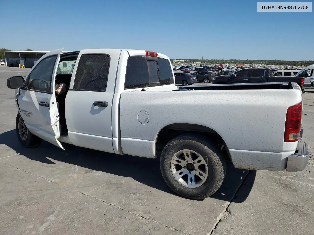 2004 Dodge Ram 1500 St VIN: 1D7HA18N94S702758 Lot: 76605124