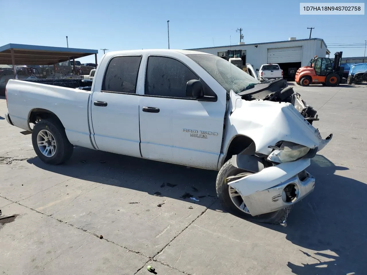 2004 Dodge Ram 1500 St VIN: 1D7HA18N94S702758 Lot: 76605124