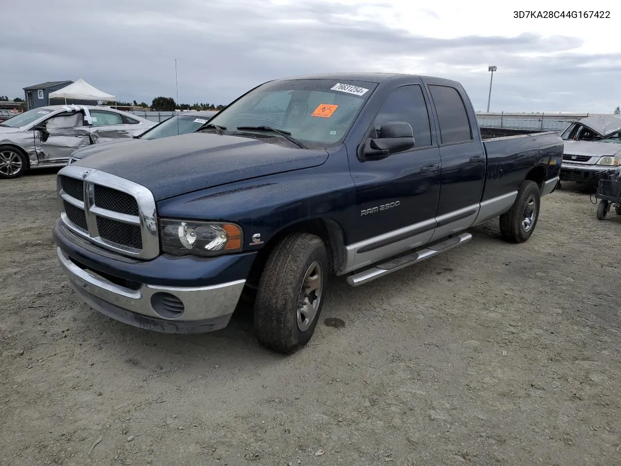 2004 Dodge Ram 2500 St VIN: 3D7KA28C44G167422 Lot: 76631254