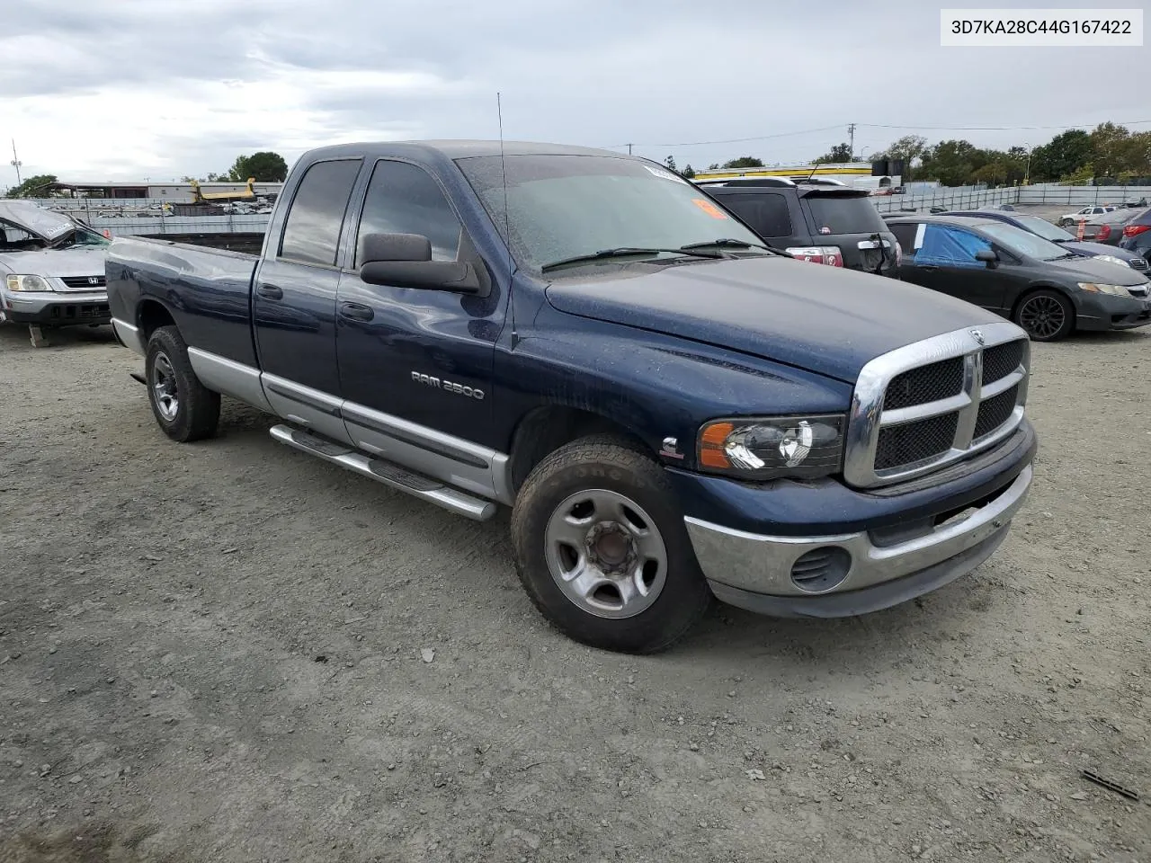 2004 Dodge Ram 2500 St VIN: 3D7KA28C44G167422 Lot: 76631254