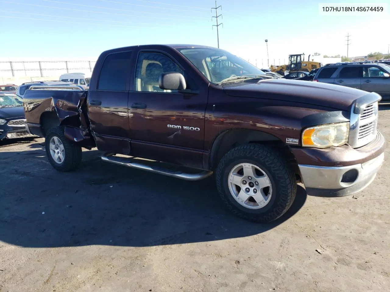 2004 Dodge Ram 1500 St VIN: 1D7HU18N14S674459 Lot: 76833964