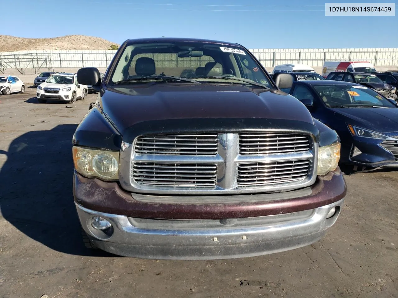 2004 Dodge Ram 1500 St VIN: 1D7HU18N14S674459 Lot: 76833964