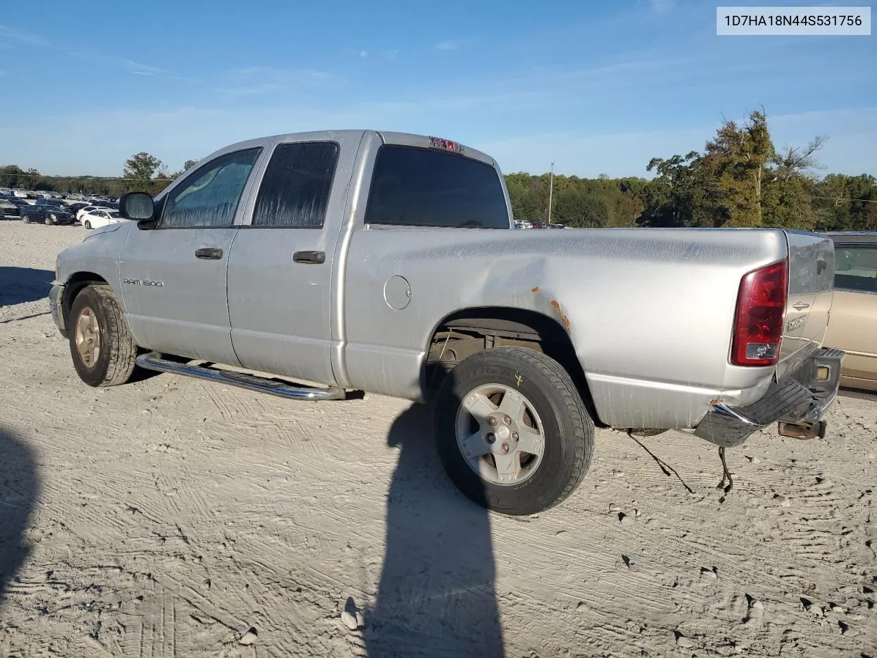 2004 Dodge Ram 1500 St VIN: 1D7HA18N44S531756 Lot: 76890964