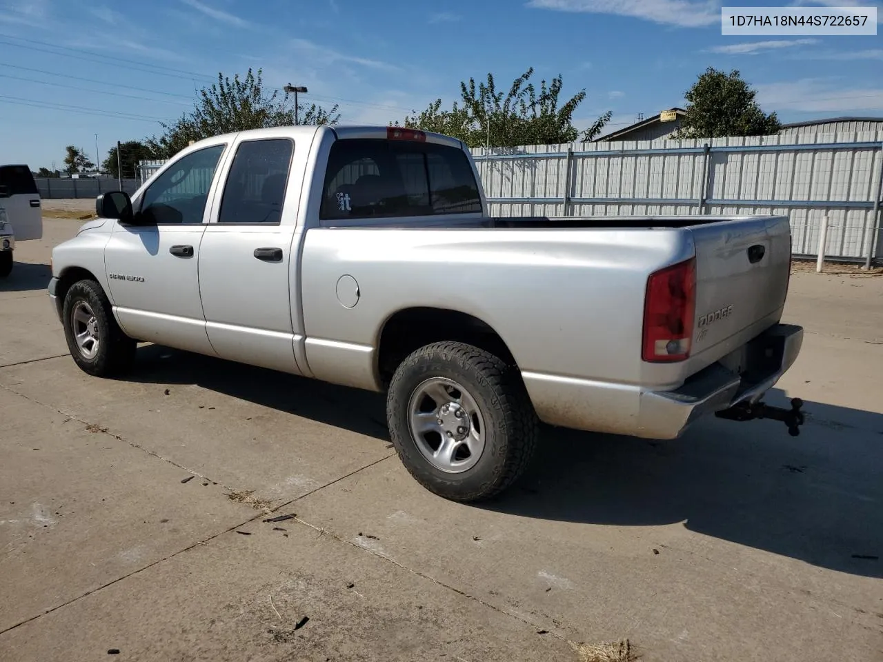 2004 Dodge Ram 1500 St VIN: 1D7HA18N44S722657 Lot: 77100874