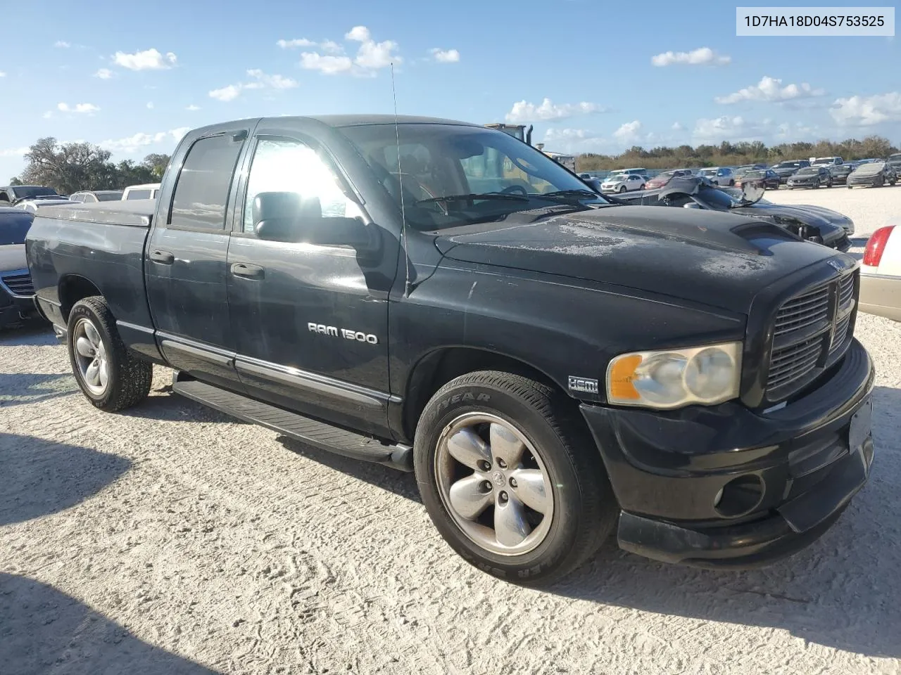 2004 Dodge Ram 1500 St VIN: 1D7HA18D04S753525 Lot: 77225364