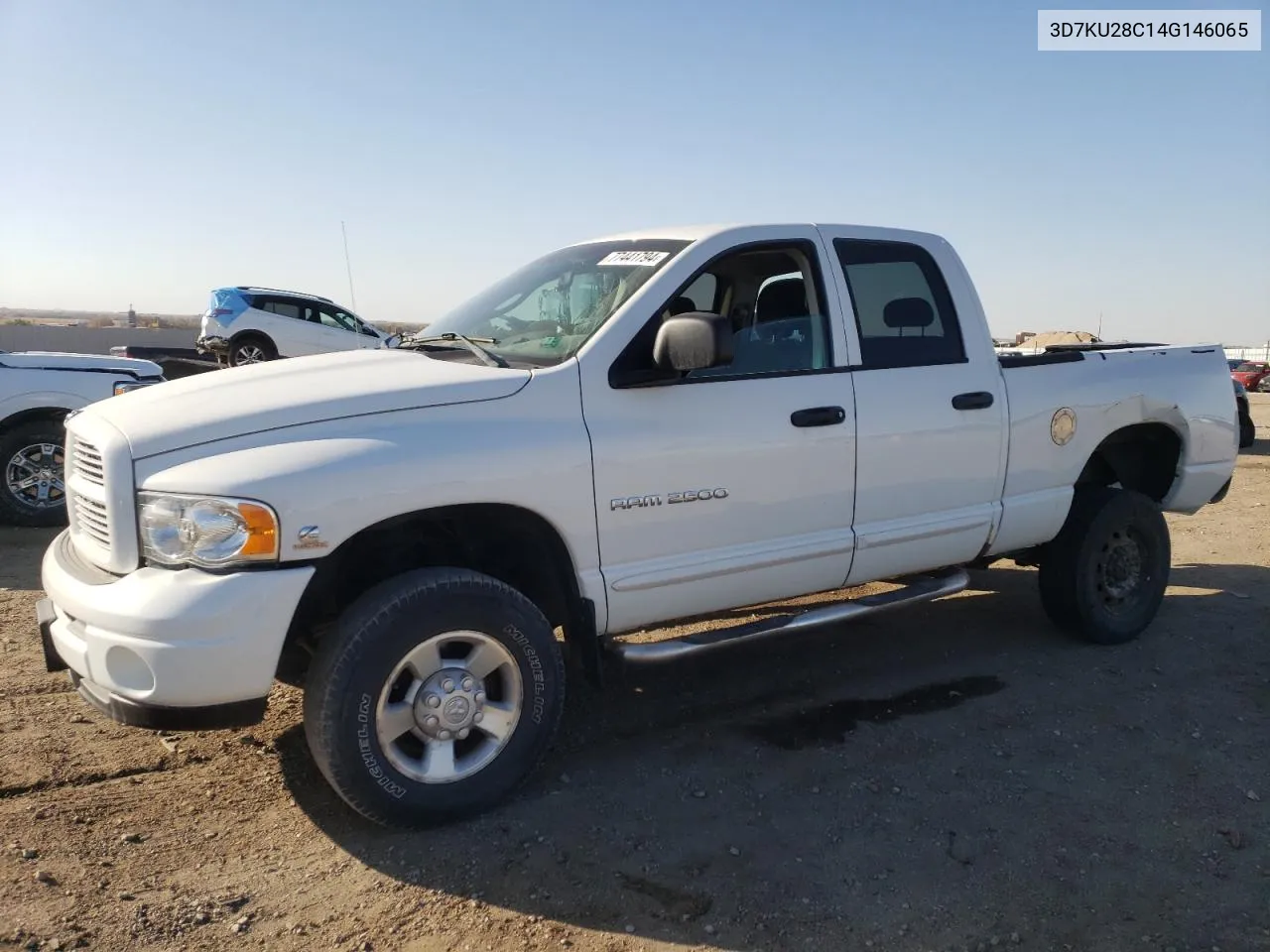 2004 Dodge Ram 2500 St VIN: 3D7KU28C14G146065 Lot: 77441794