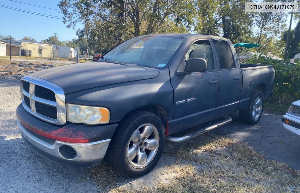 2004 Dodge Ram 1500 St VIN: 1D7HA18N94J171079 Lot: 77658974