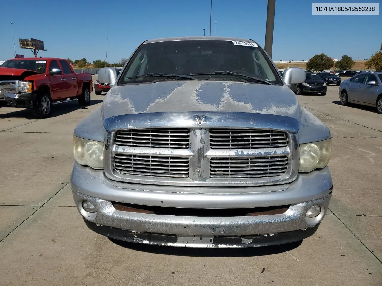 2004 Dodge Ram 1500 St VIN: 1D7HA18D54S553238 Lot: 78089114