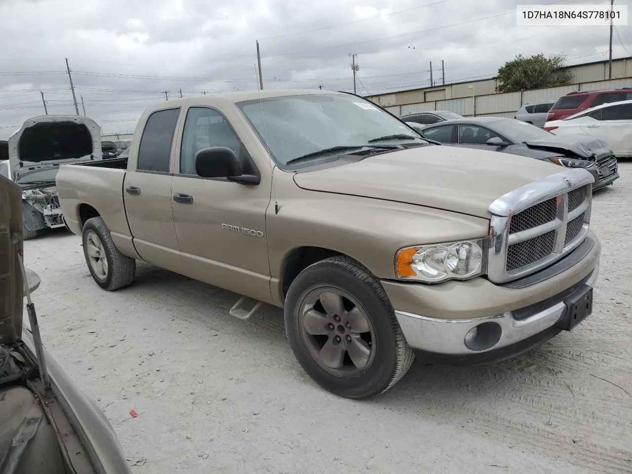 2004 Dodge Ram 1500 St VIN: 1D7HA18N64S778101 Lot: 78145364