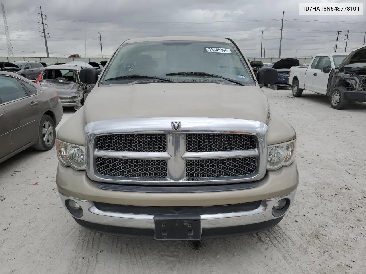 2004 Dodge Ram 1500 St VIN: 1D7HA18N64S778101 Lot: 78145364