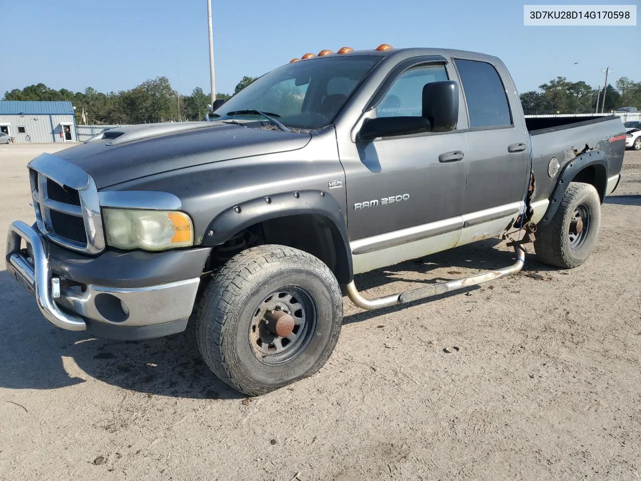 3D7KU28D14G170598 2004 Dodge Ram 2500 St