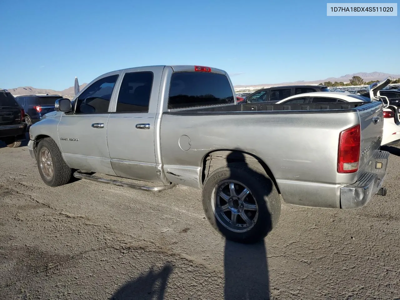 2004 Dodge Ram 1500 St VIN: 1D7HA18DX4S511020 Lot: 78547594