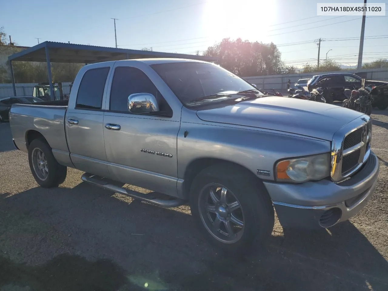 2004 Dodge Ram 1500 St VIN: 1D7HA18DX4S511020 Lot: 78547594