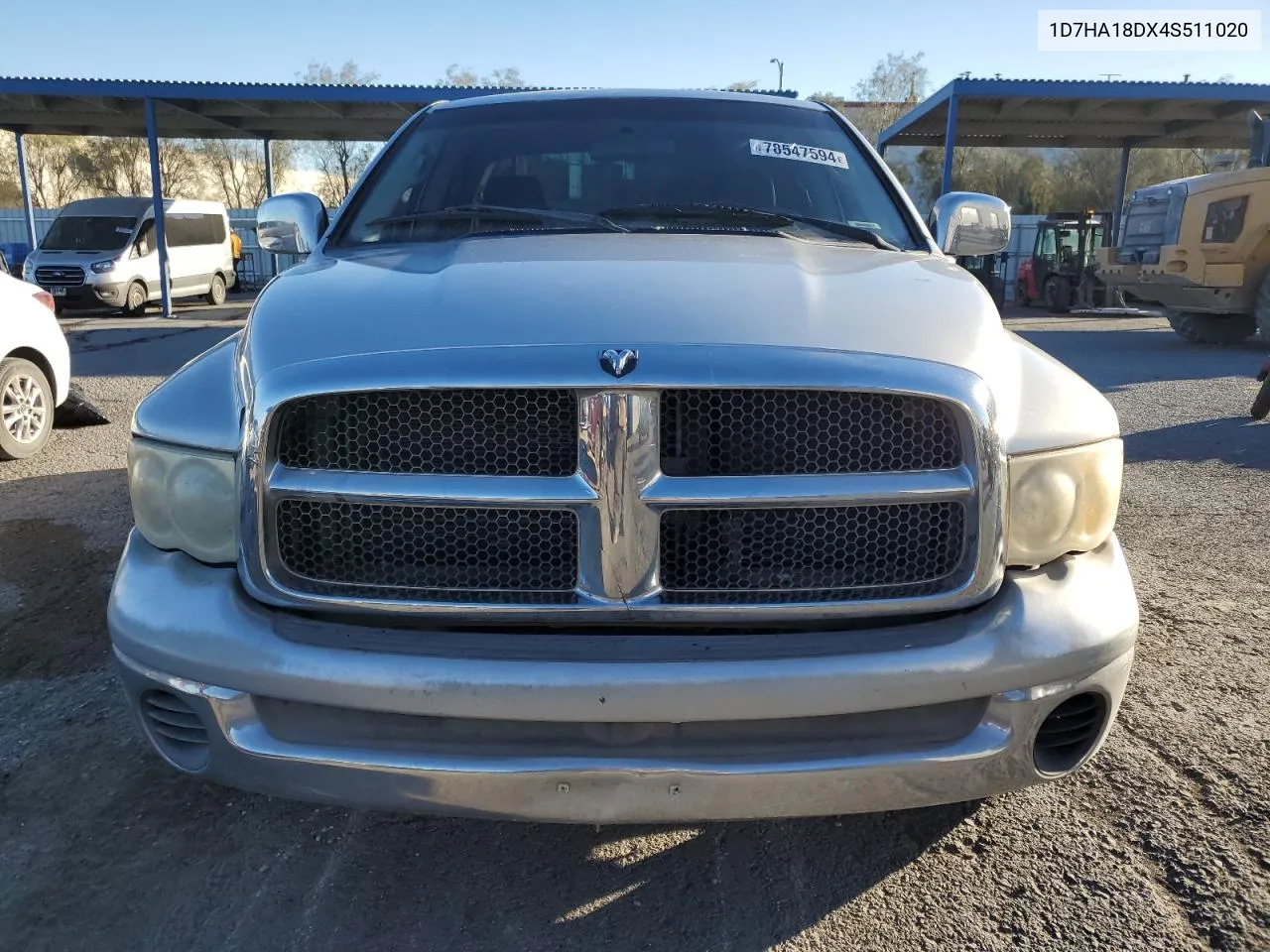 2004 Dodge Ram 1500 St VIN: 1D7HA18DX4S511020 Lot: 78547594