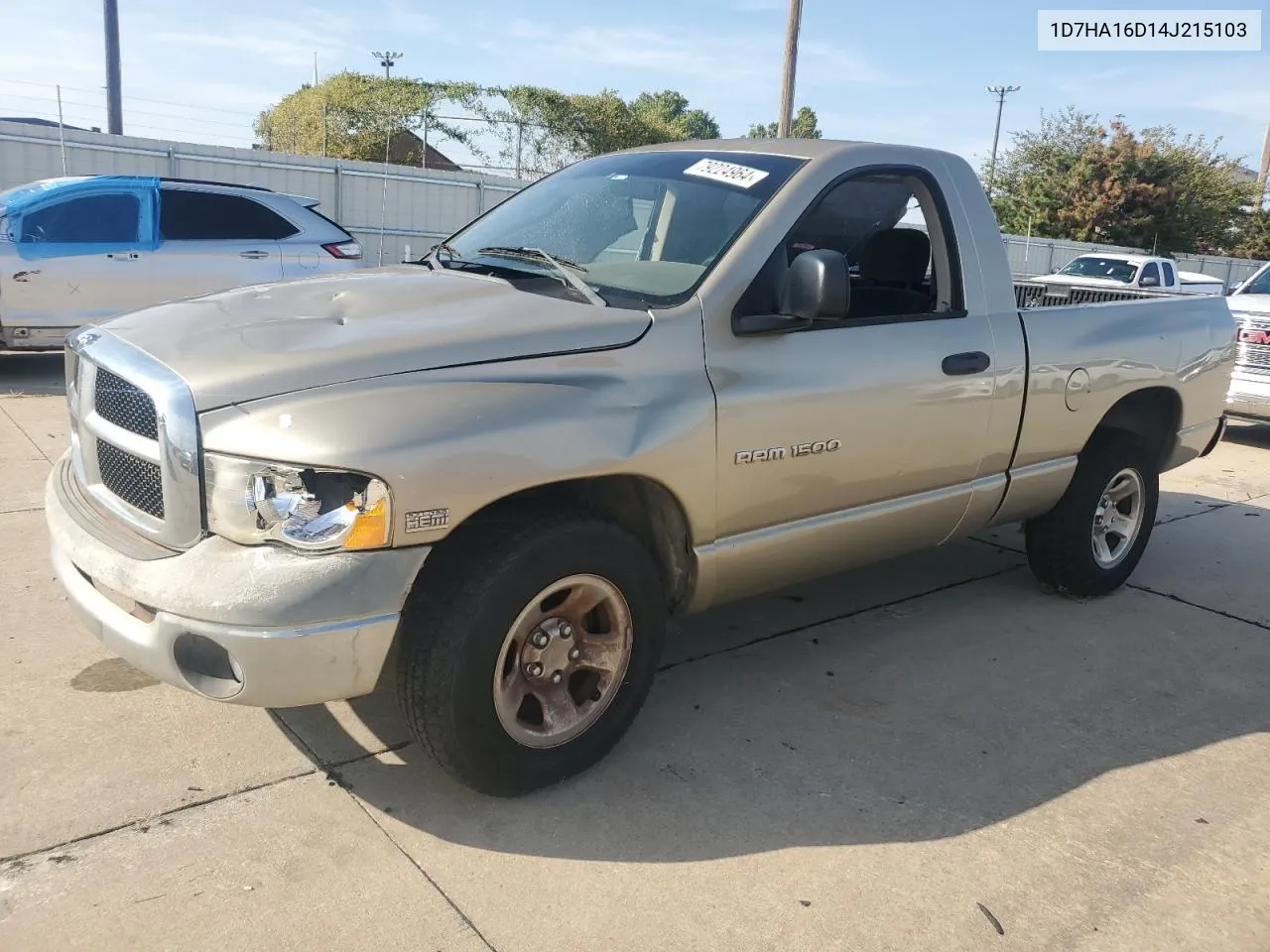 2004 Dodge Ram 1500 St VIN: 1D7HA16D14J215103 Lot: 79224964