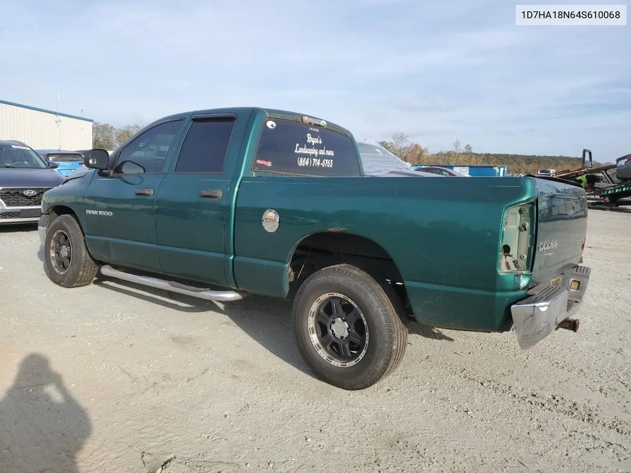 2004 Dodge Ram 1500 St VIN: 1D7HA18N64S610068 Lot: 79290844