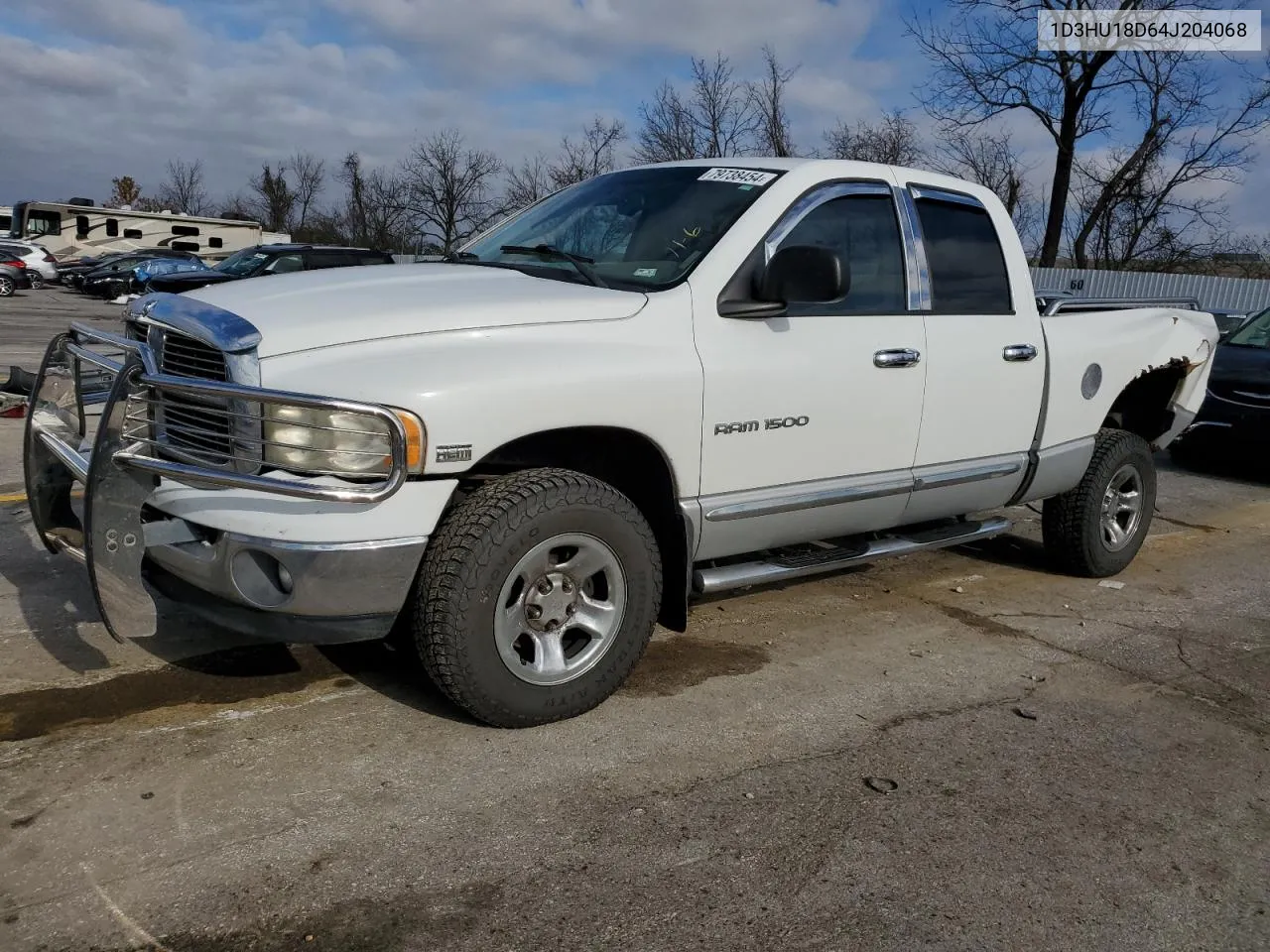 2004 Dodge Ram 1500 St VIN: 1D3HU18D64J204068 Lot: 79738454