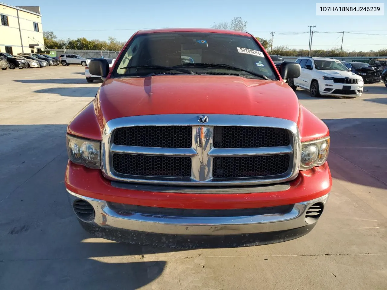 2004 Dodge Ram 1500 St VIN: 1D7HA18N84J246239 Lot: 80288204