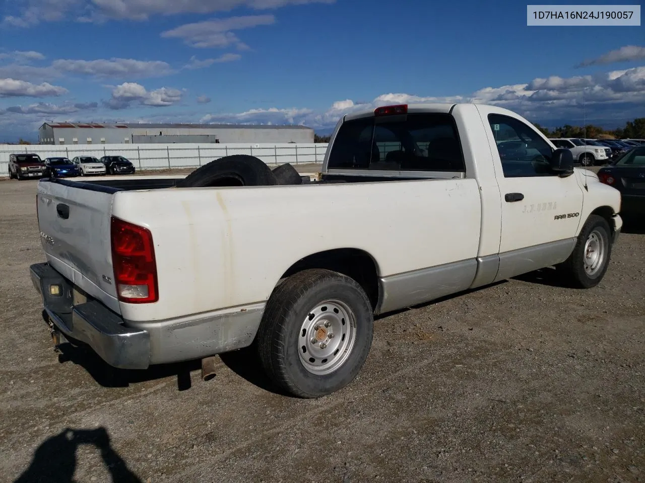 2004 Dodge Ram 1500 St VIN: 1D7HA16N24J190057 Lot: 81377544