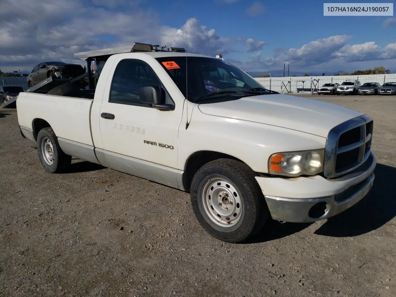 2004 Dodge Ram 1500 St VIN: 1D7HA16N24J190057 Lot: 81377544