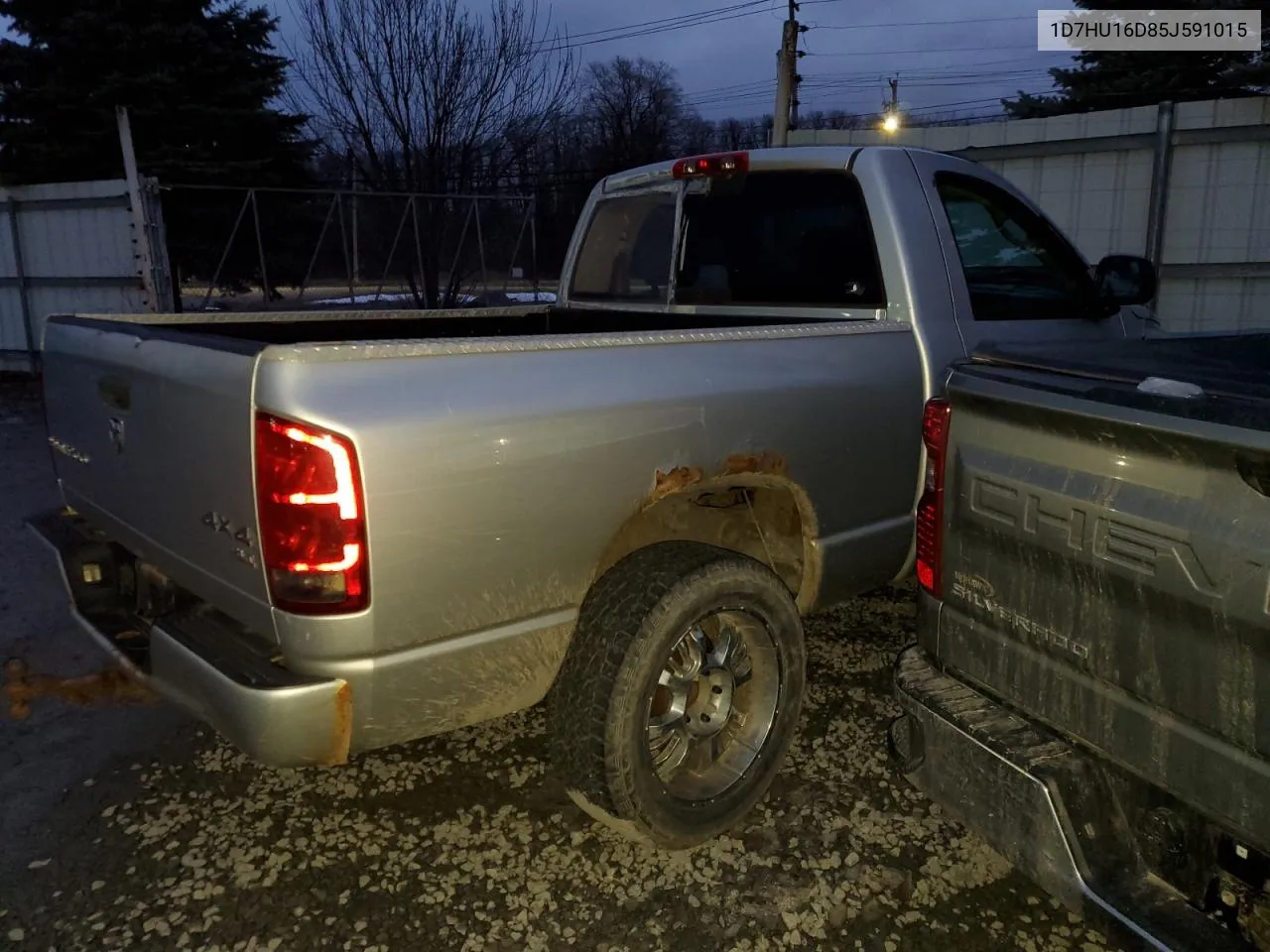 2005 Dodge Ram 1500 St VIN: 1D7HU16D85J591015 Lot: 37939784