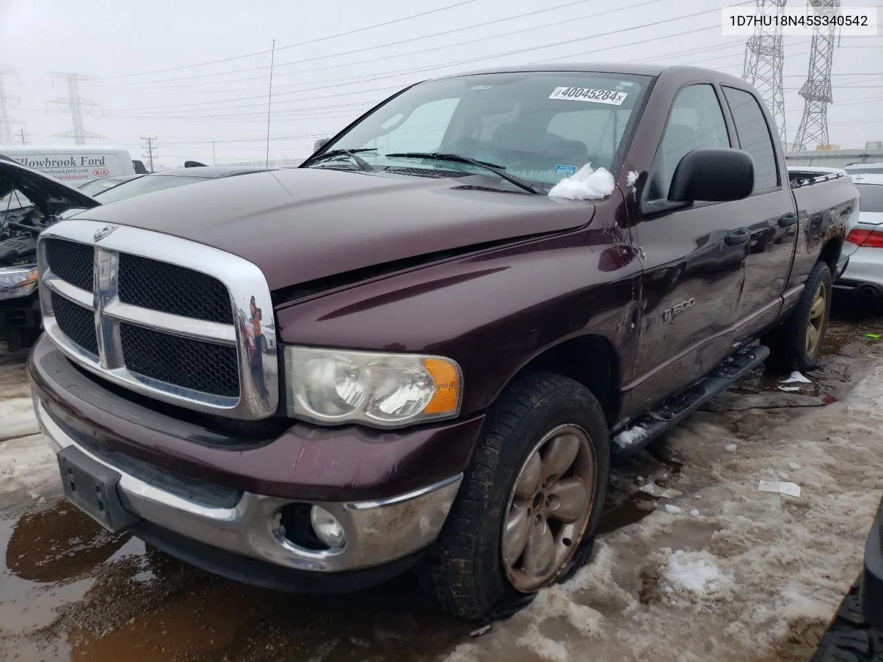 2005 Dodge Ram 1500 St VIN: 1D7HU18N45S340542 Lot: 40045284