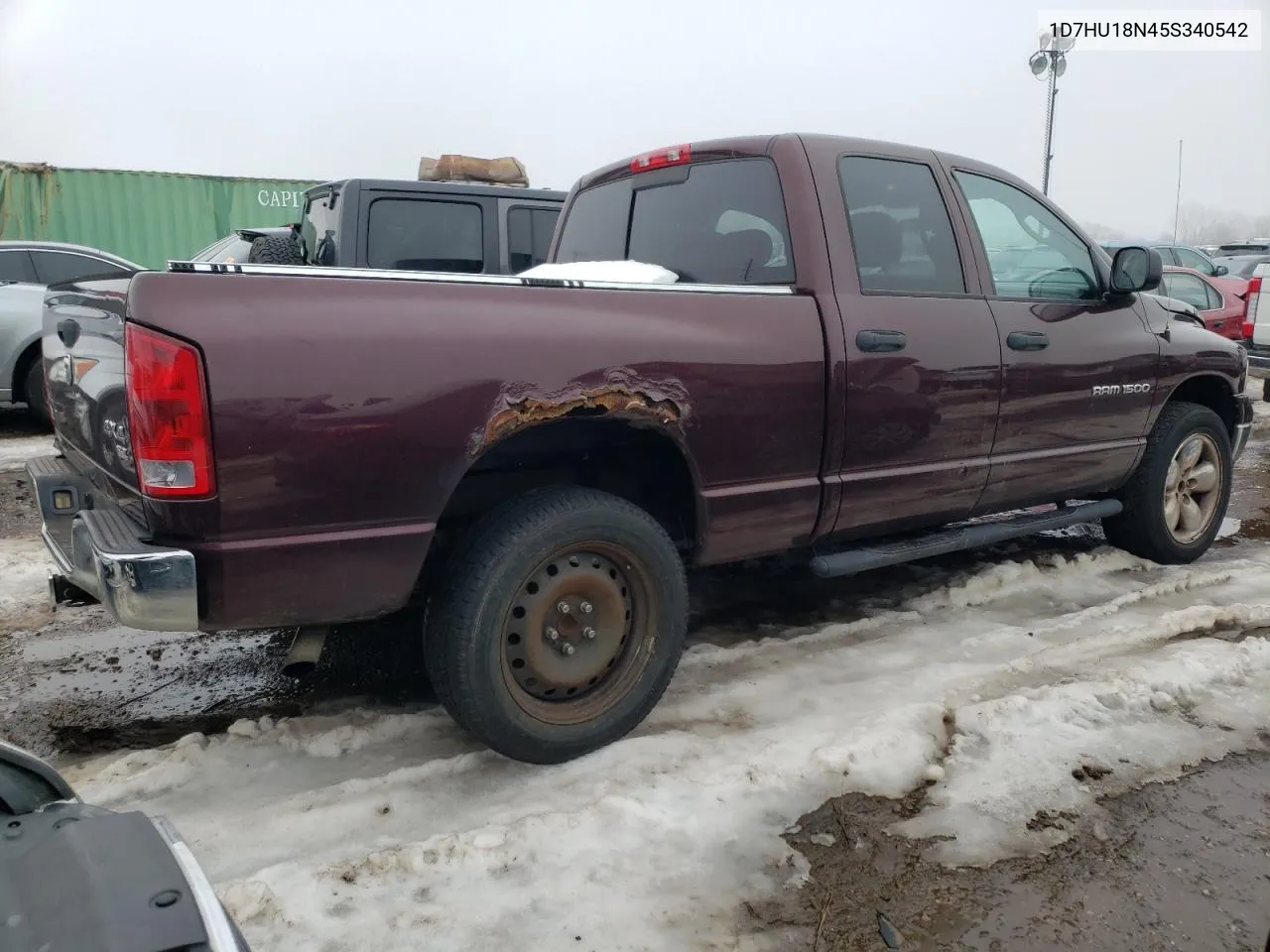 2005 Dodge Ram 1500 St VIN: 1D7HU18N45S340542 Lot: 40045284