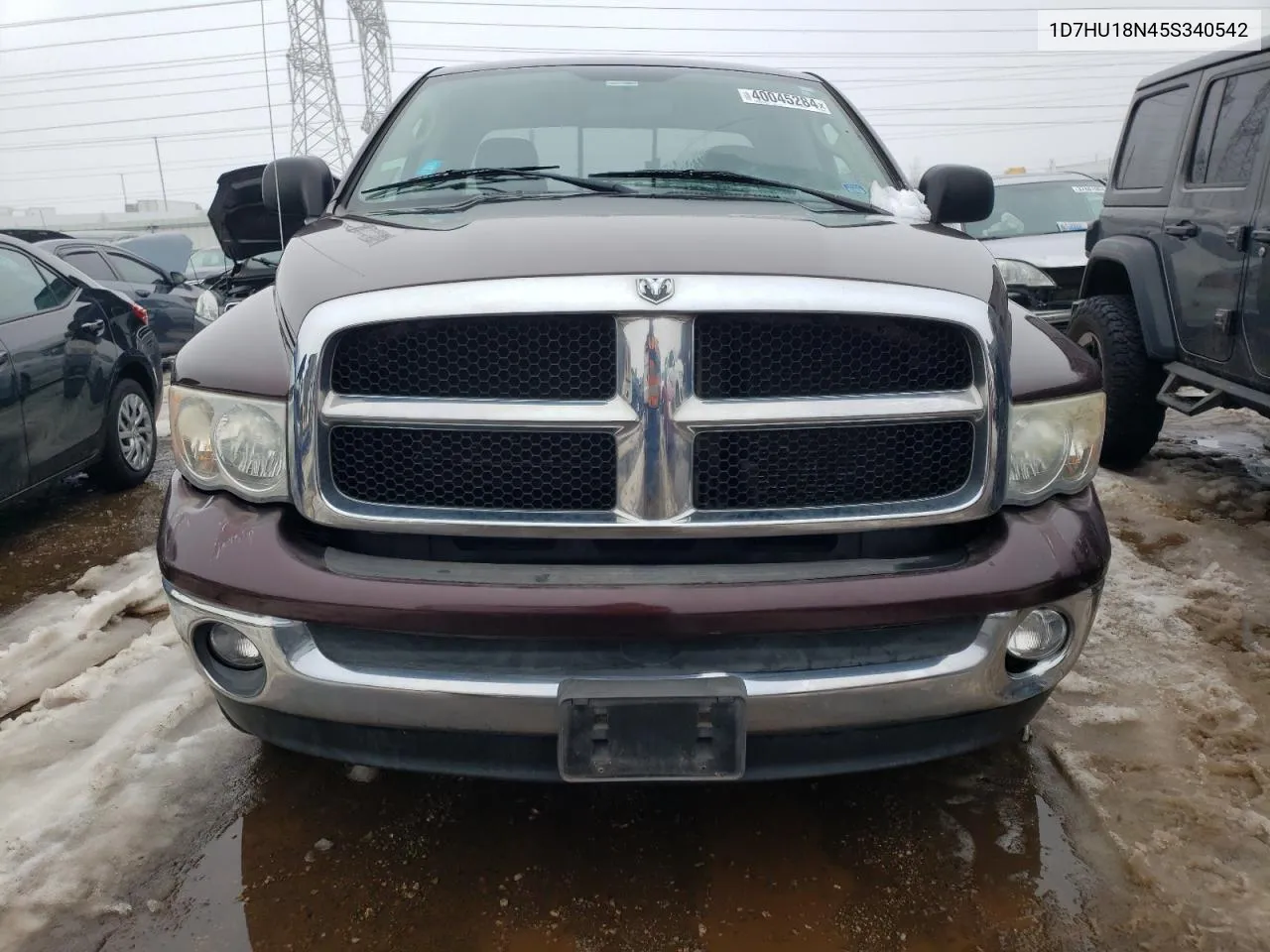 2005 Dodge Ram 1500 St VIN: 1D7HU18N45S340542 Lot: 40045284