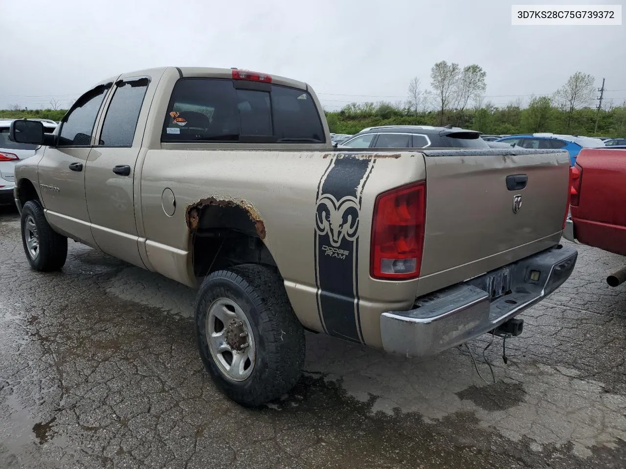 2005 Dodge Ram 2500 St VIN: 3D7KS28C75G739372 Lot: 49416824