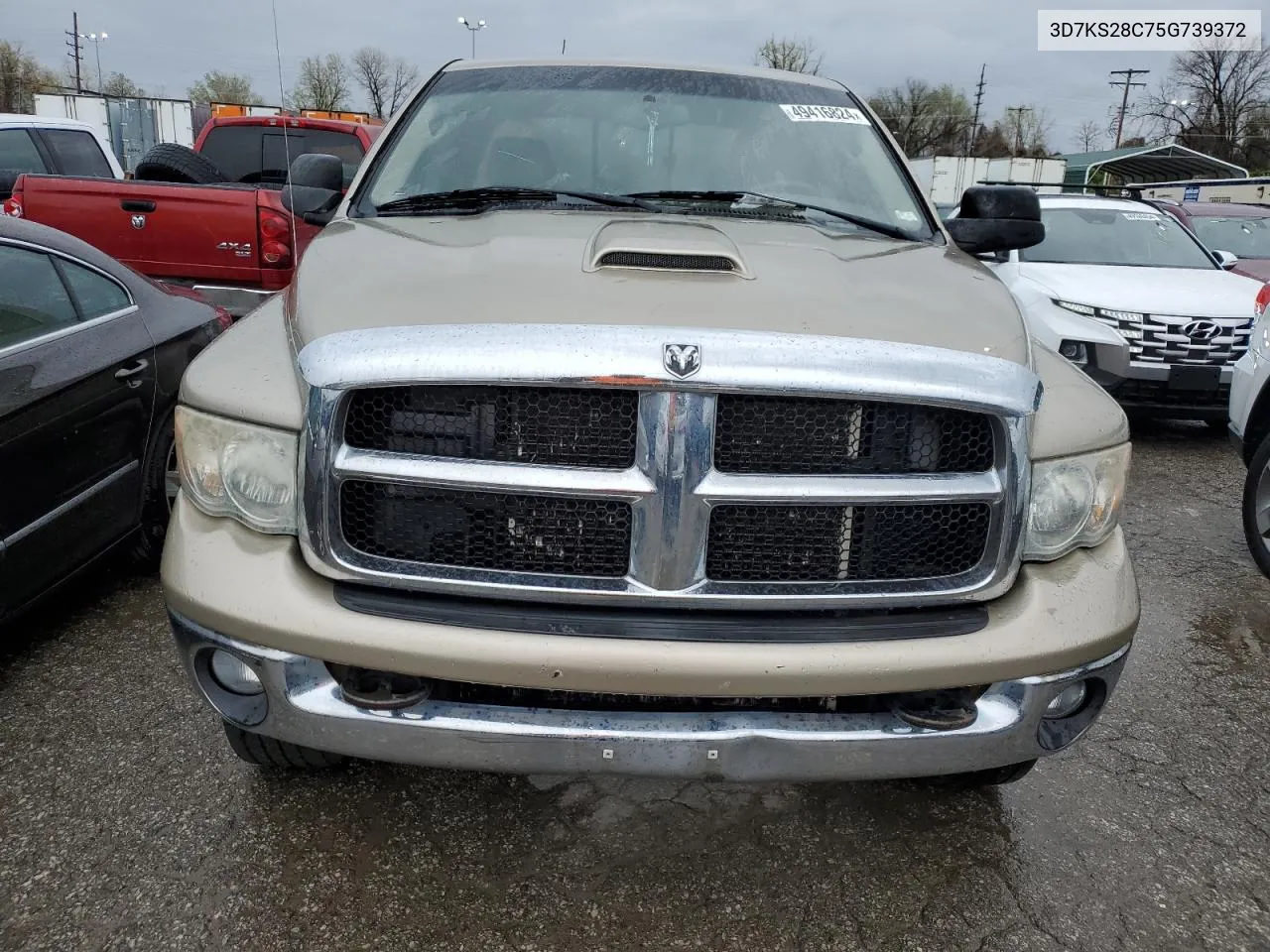 2005 Dodge Ram 2500 St VIN: 3D7KS28C75G739372 Lot: 49416824