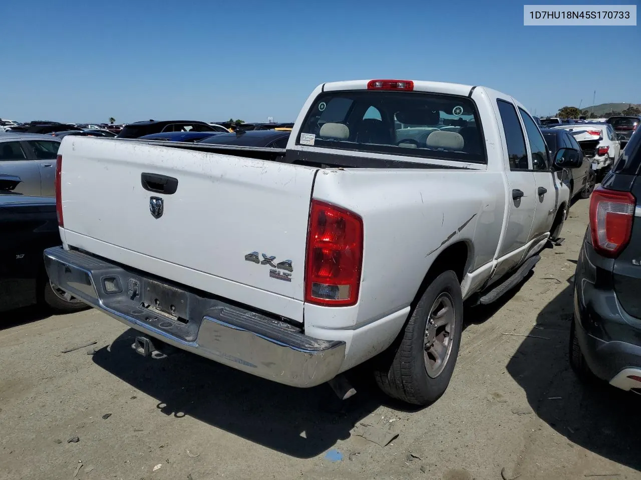 2005 Dodge Ram 1500 St VIN: 1D7HU18N45S170733 Lot: 53252474