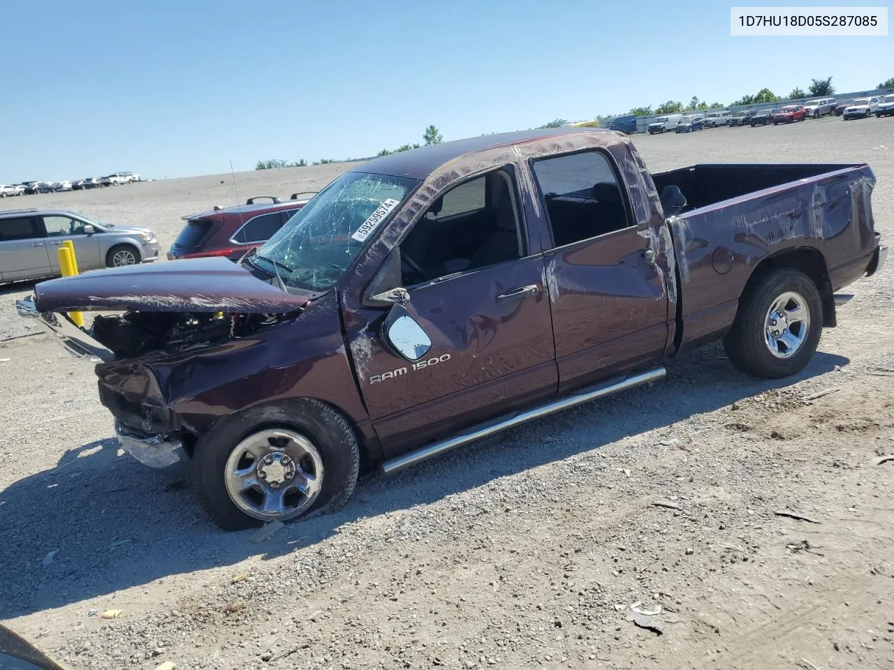 2005 Dodge Ram 1500 St VIN: 1D7HU18D05S287085 Lot: 59259574