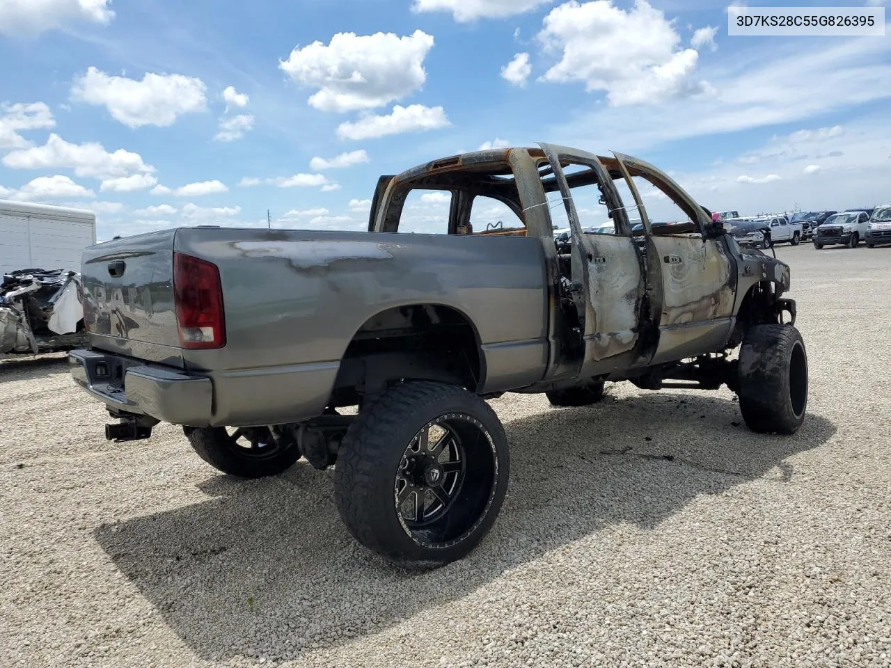 2005 Dodge Ram 2500 St VIN: 3D7KS28C55G826395 Lot: 59836874